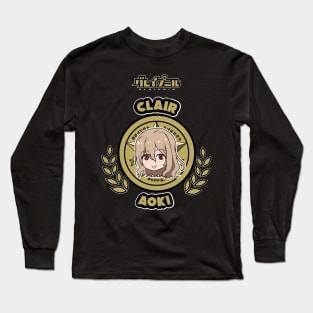 GLEIPNIR: CLAIR AOKI CHIBI (BLACK) Long Sleeve T-Shirt